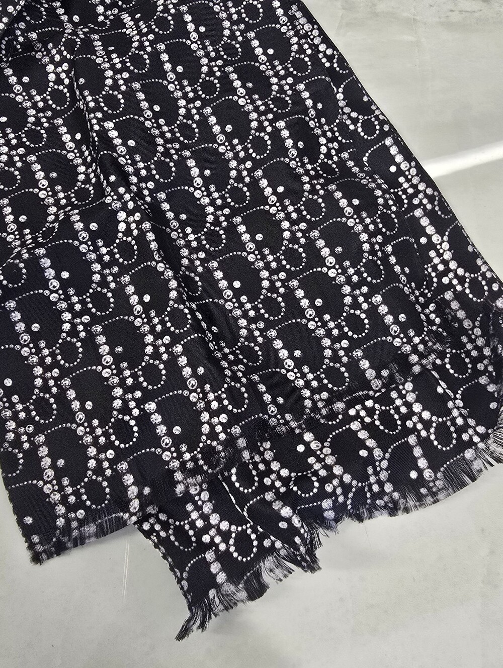 Dior Silk Scarf/Neckerchief with Bracelet - Picture 9 of 13